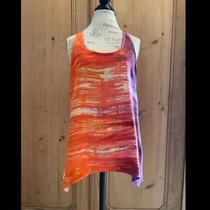 C&C California sunset tie dye tank top